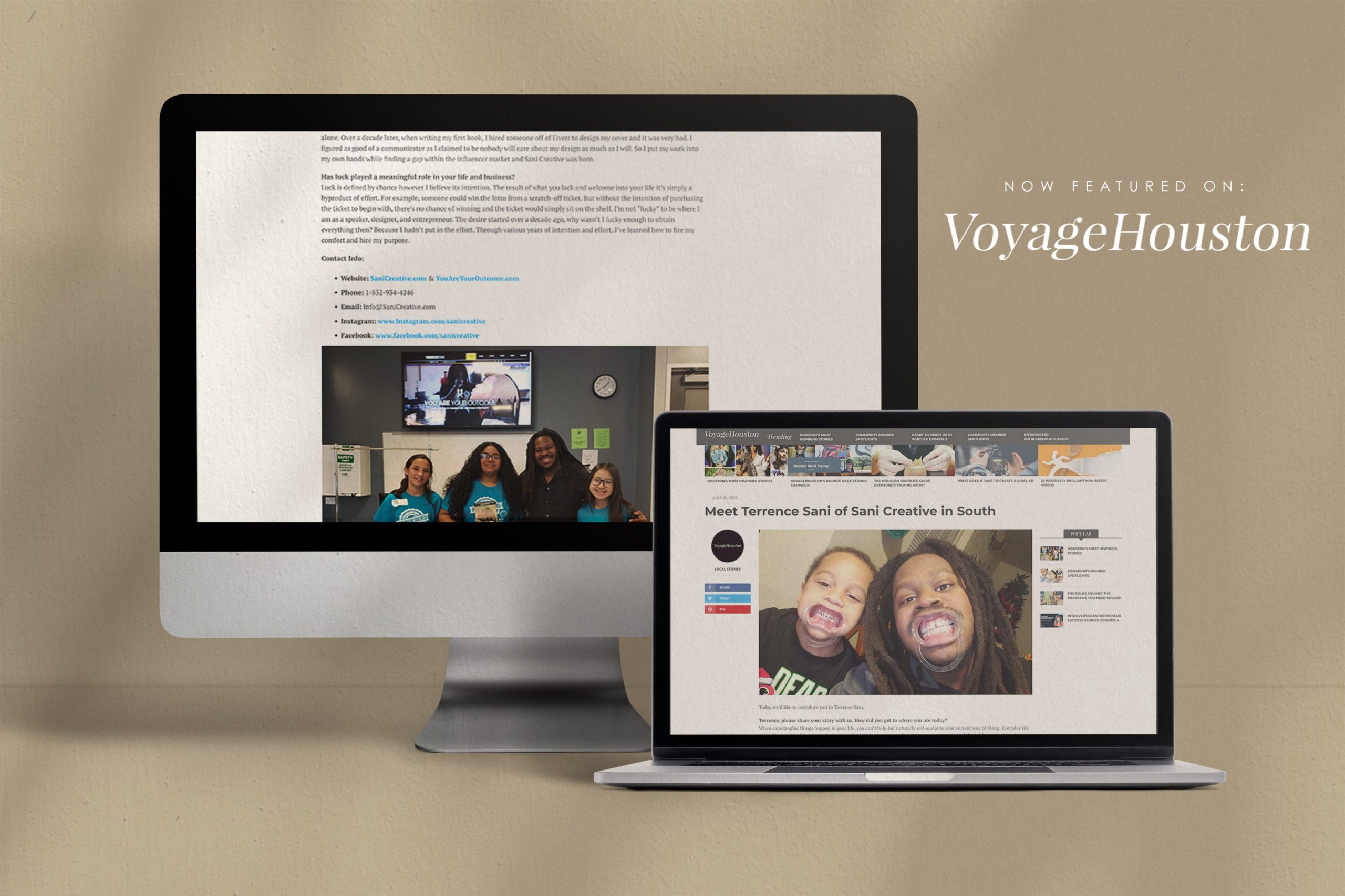 Voyage Houston — Meet Terrence Sani