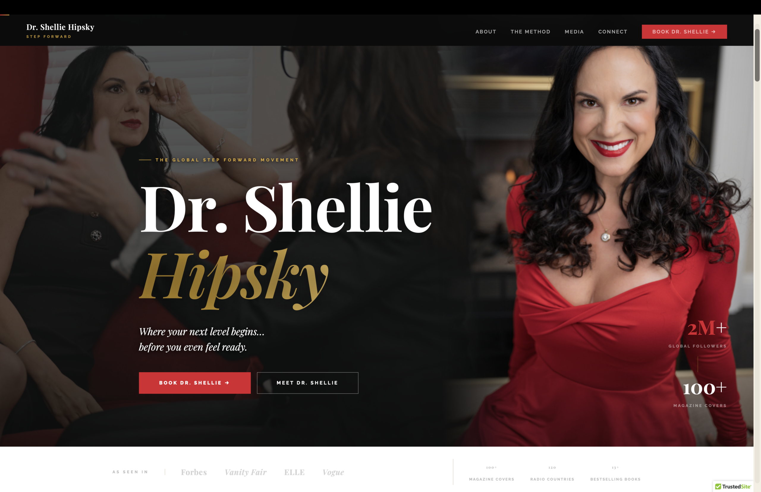 Step Forward with Dr. Shellie website