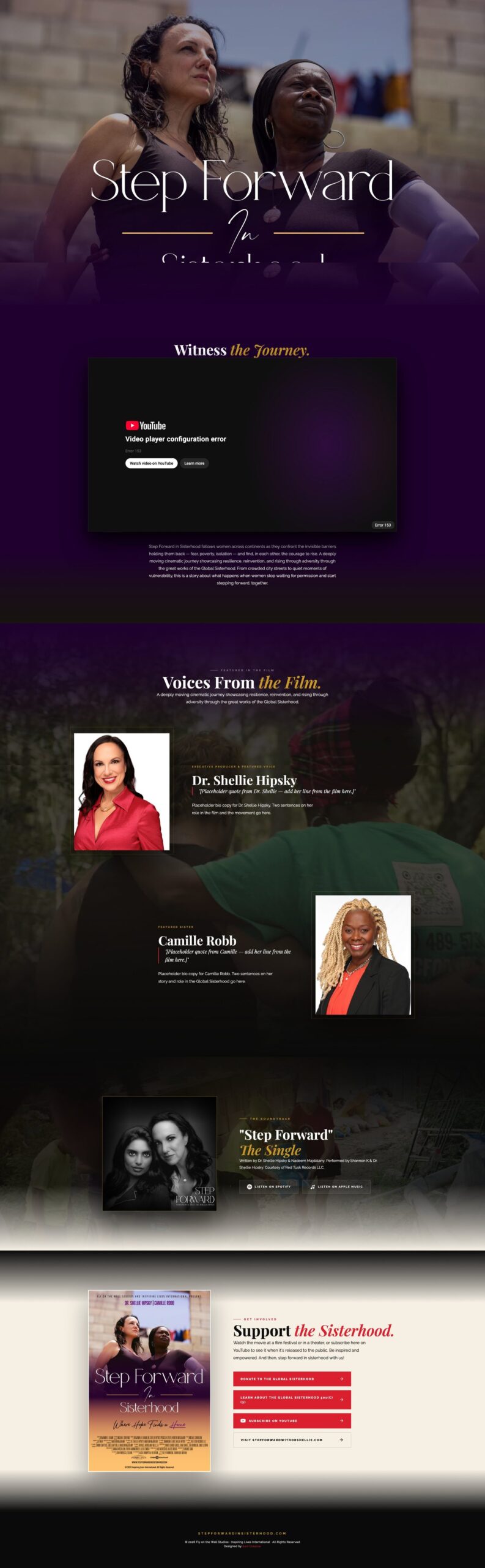 Step Forward in Sisterhood documentary campaign